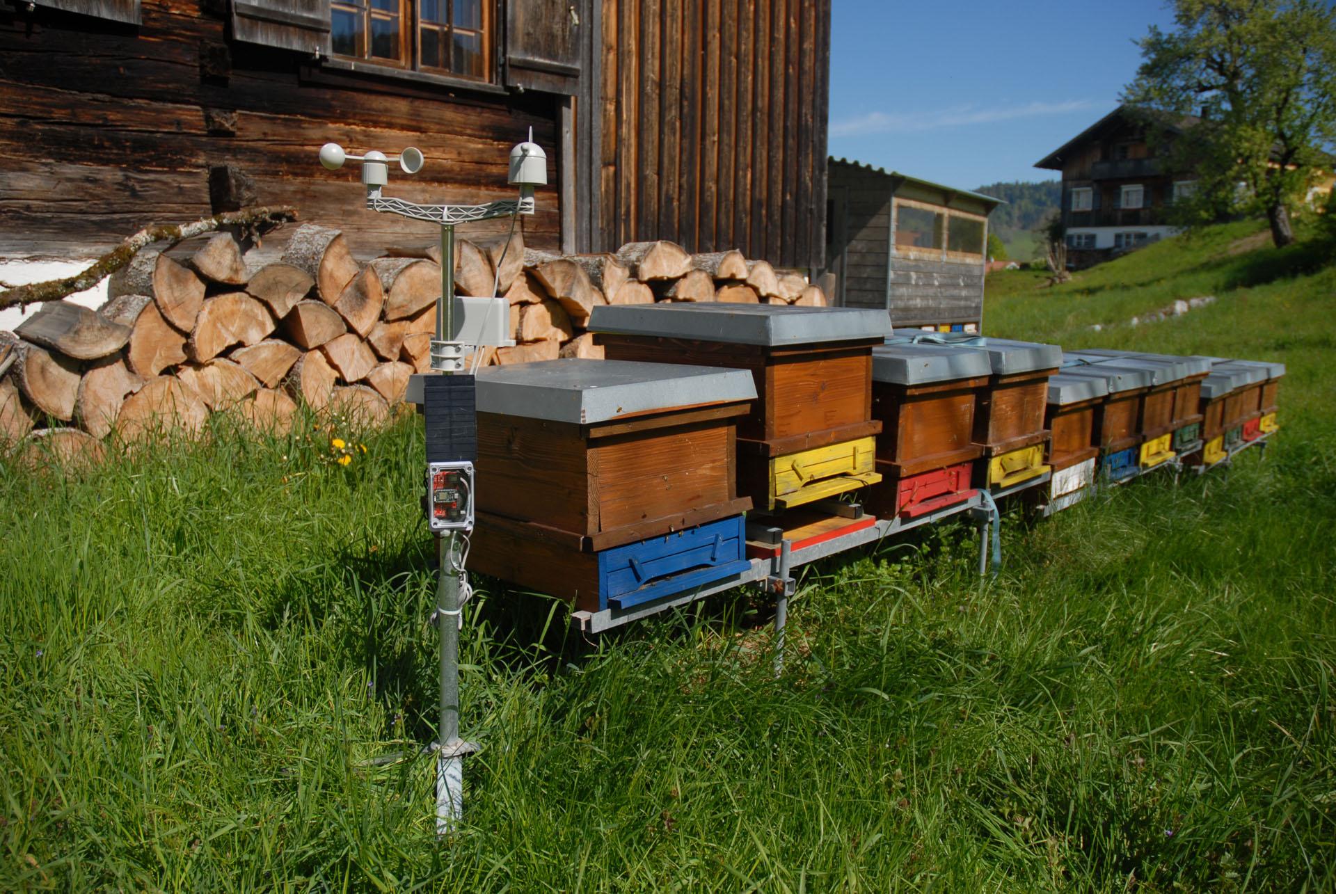 Wetterstation am Bienenstand